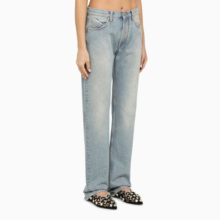 The Attico o1d2blof1024 Denim Jeans in Blue Size 27" / US 4 / IT 40 - 3 Thumbnail