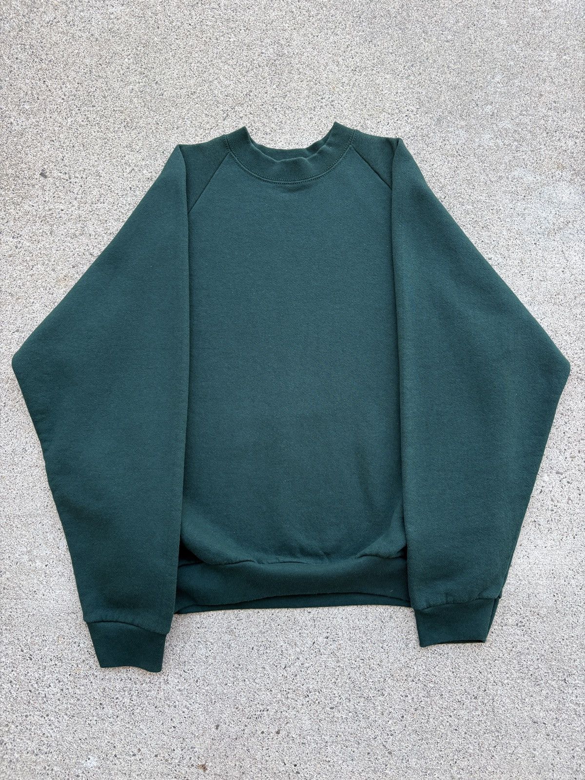 Fruit Of The Loom Vintage 90s Fruit Of The Loom D. Green Crewneck Sweater Sz L Size US M / EU 48-50 / 2 - 1 Thumbnail
