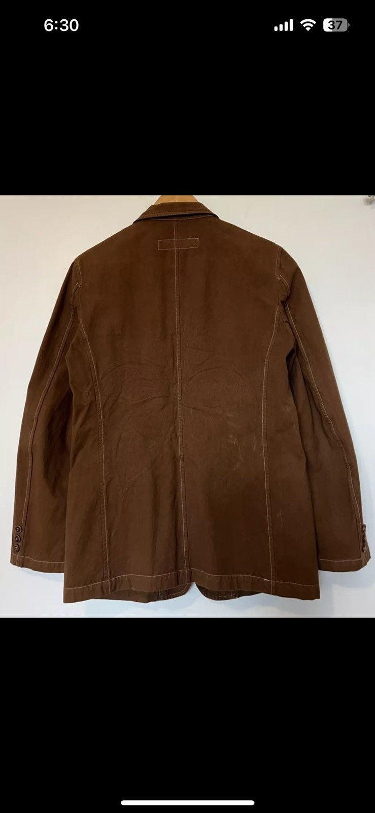 Comme des Garcons × Comme des Garcons Homme CDGH AD2002 Painted Flower Reversible Blazer Men’s S Size US S / EU 44-46 / 1 - 8 Thumbnail