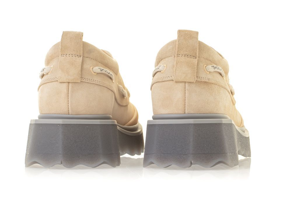 Off-White o1gr1nt0125 Sponge Suede Boats in Beige Size US 12 / EU 45 - 3 Thumbnail