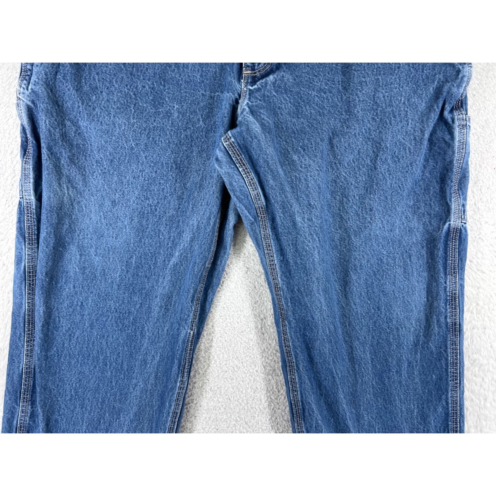 Carhartt Carhartt Jeans Mens 40 Blue Denim Original Fit FR Cat 2 2112 Carpenter Size US 40 / EU 56 - 5 Thumbnail