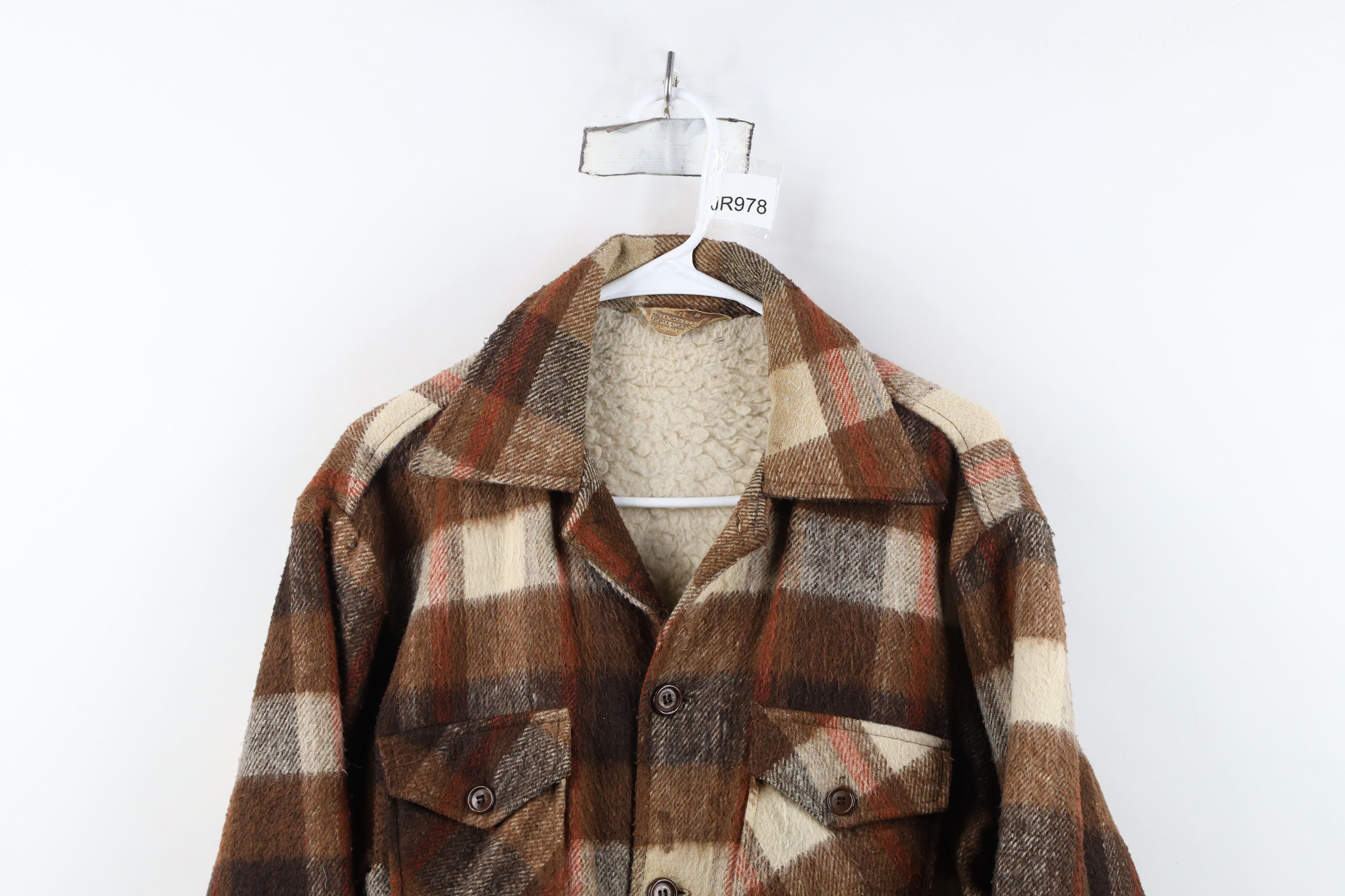 Vintage Vintage 60s 70s Wool CPO Button Shirt Jacket Jac Shirt USA Size US M / EU 48-50 / 2 - 2 Thumbnail