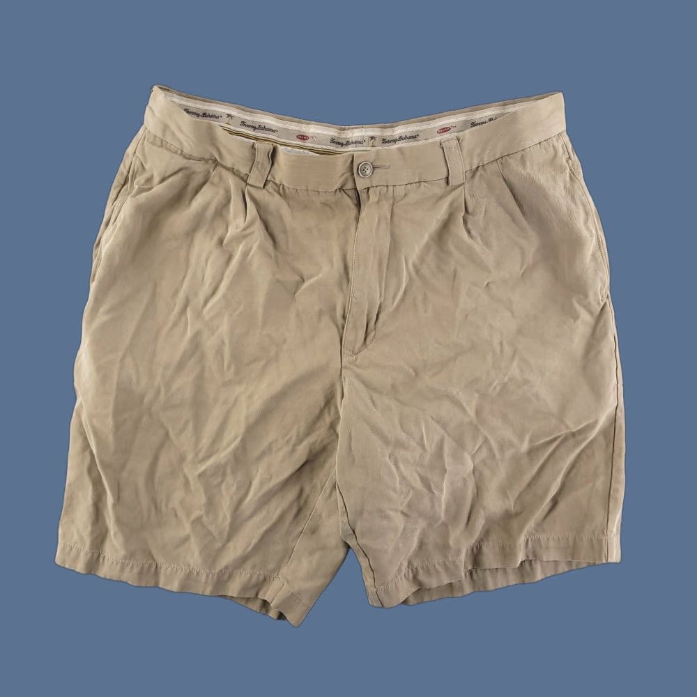 Tommy Bahama Tommy Bahama Shorts Mens 35 Brown Silk Chino 100% Silk Brown Mens 35 Wool? Wait. No. Size US 35 - 1 Thumbnail