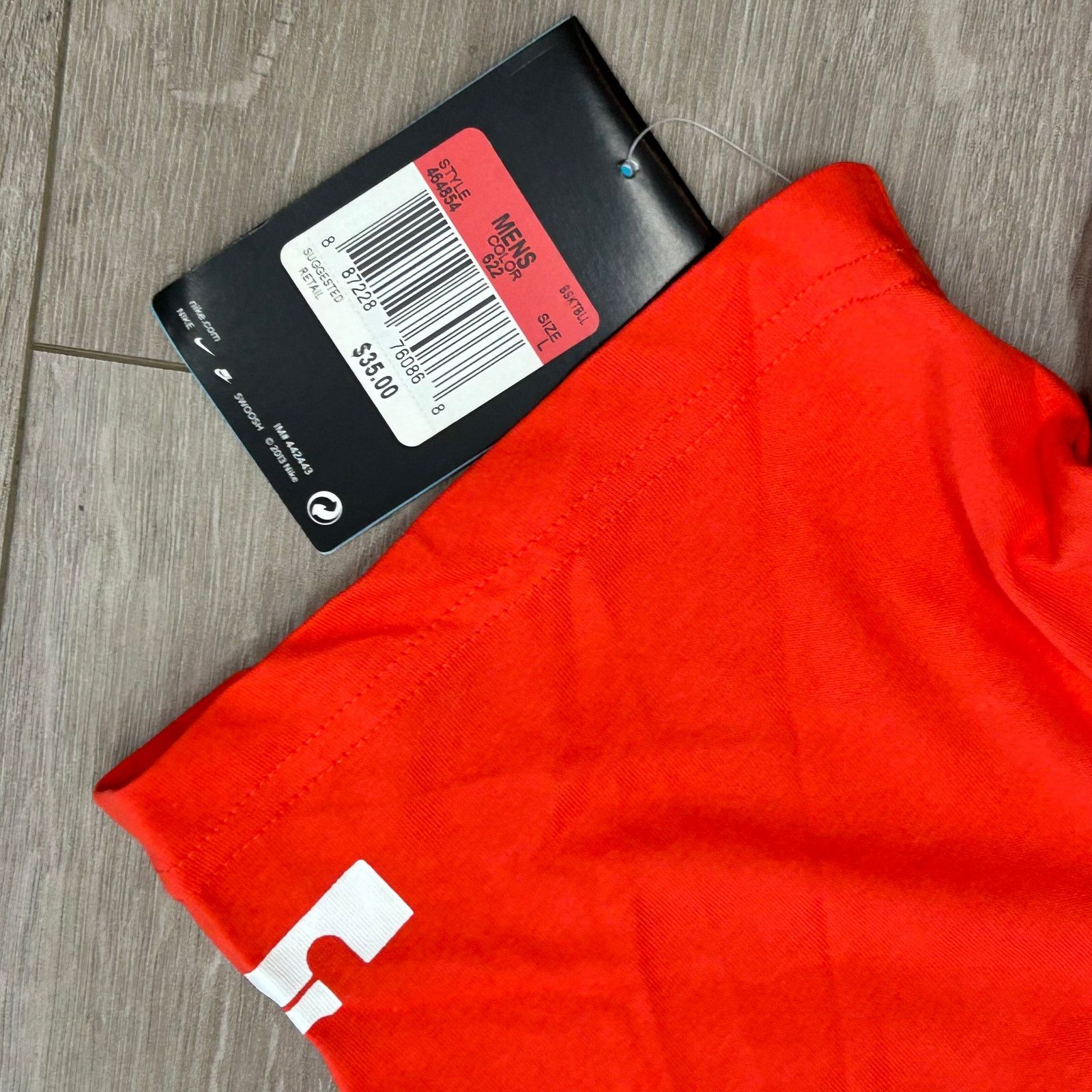 Nike New Red Nike LeBron James Witness Dri-FIT Tee T Shirt Large Size US L / EU 52-54 / 3 - 3 Thumbnail