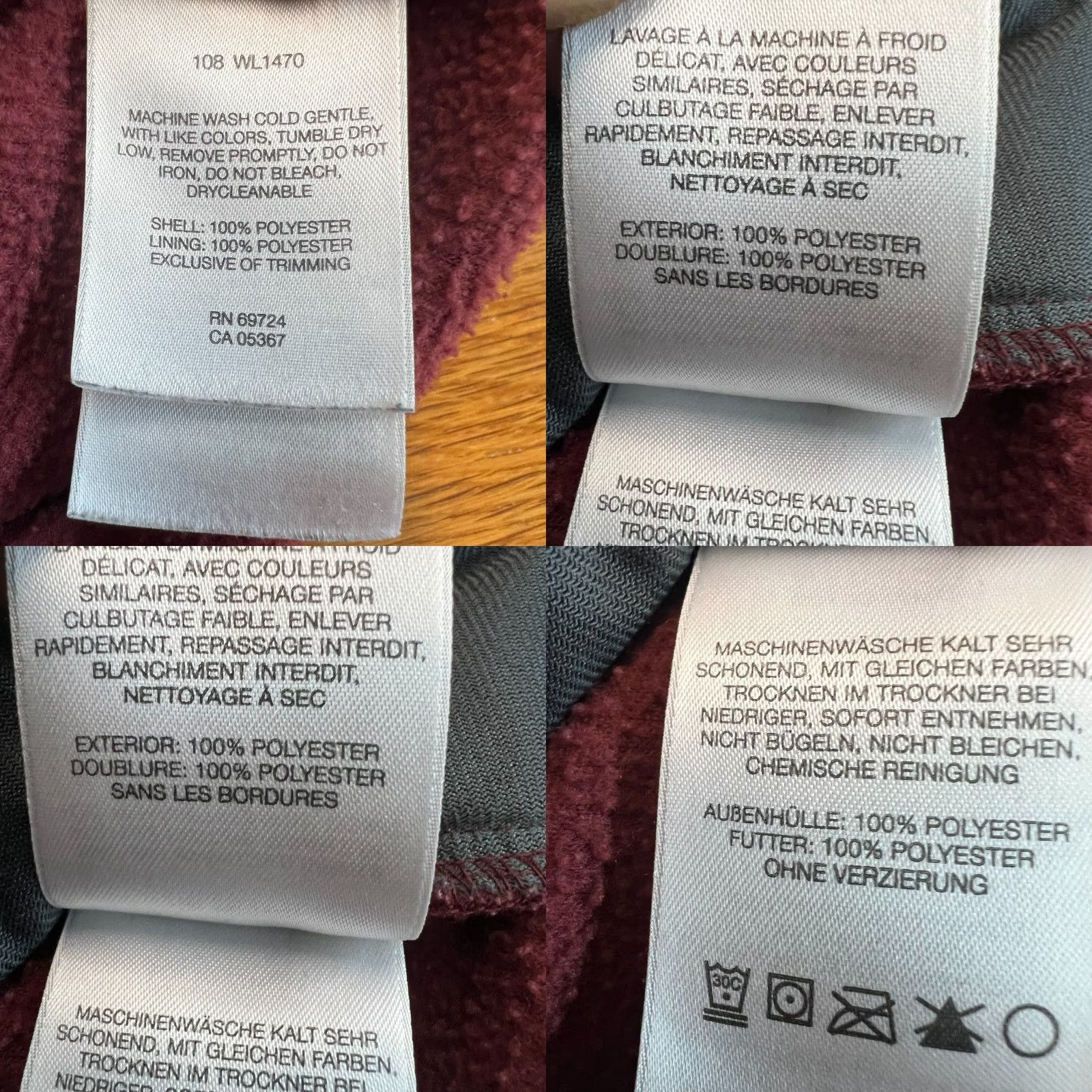 Vintage Columbia Sleeveless Fleece Vest Womens L Maroon Pockets Zip Embroidered Logo Jacket/Coat Mid-Length Vintage No Size L / US 10 / IT 46 - 8 Thumbnail