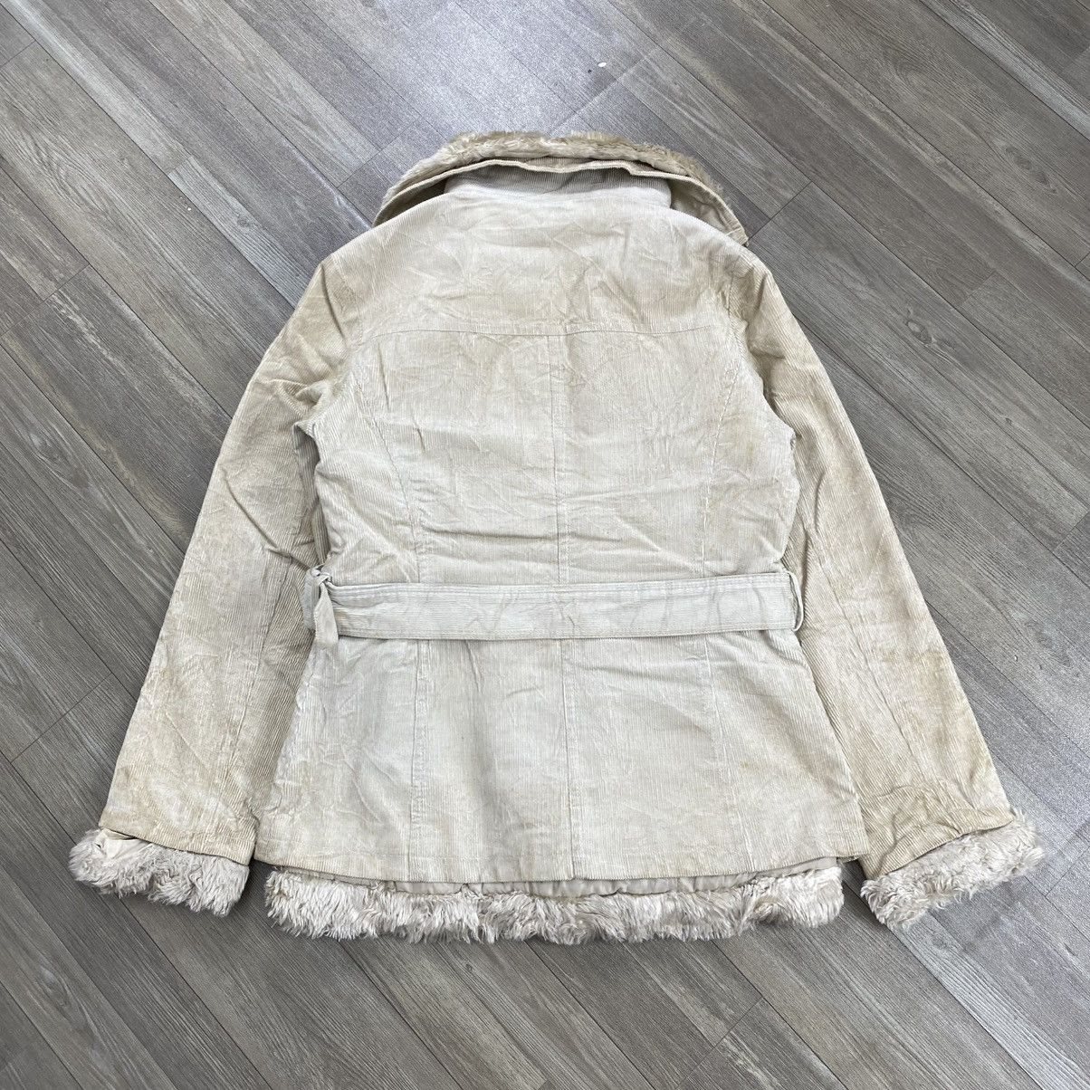 If Six Was Nine 2000s Clear Weather Faux Fur Lgb Goa Corduroy Coat Jacket Size US M / EU 48-50 / 2 - 20 Thumbnail