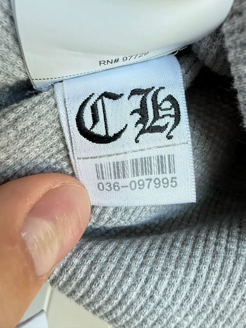 Chrome Hearts Chrome Hearts Size S Grey Waffle Embroidered Long Sleeve Size S / US 4 / IT 40 - 7 Thumbnail