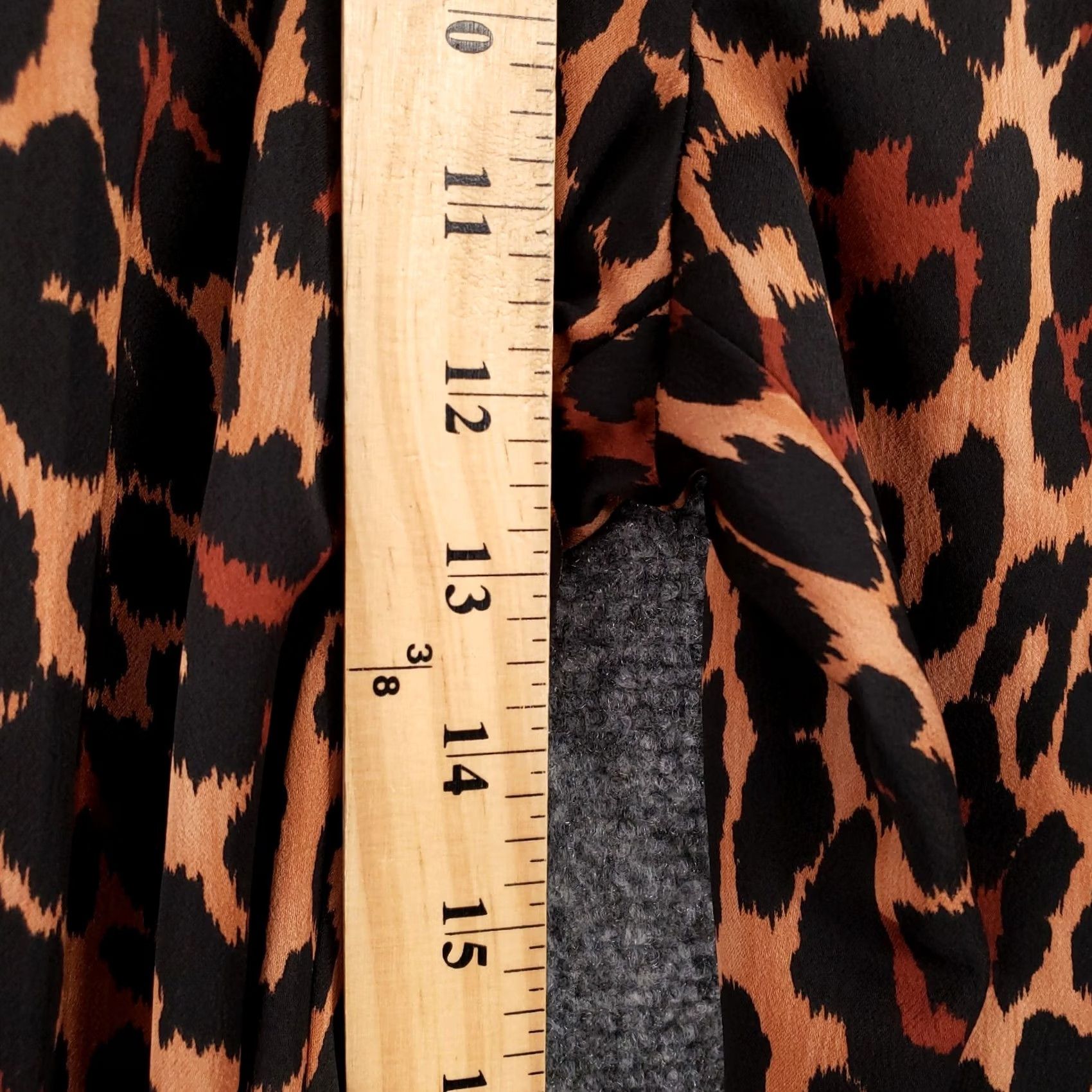 J.Crew J.CREW Pants Women 0 Orange High Rise Wide-Leg Trouser Leopard Print Dress Pants Size 25" / US 0 / IT 36 - 7 Thumbnail