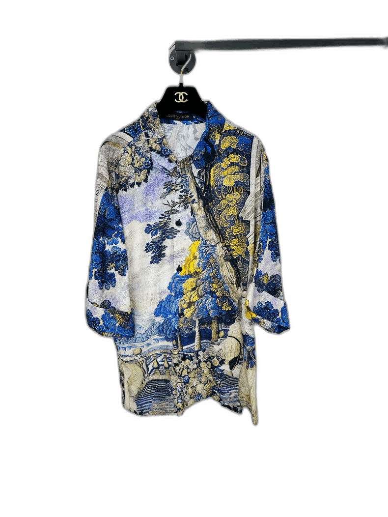 Louis Vuitton Louis Vuitton Artistic Print Button-Up Shirt Size S / US 4 / IT 40 - 1 Thumbnail