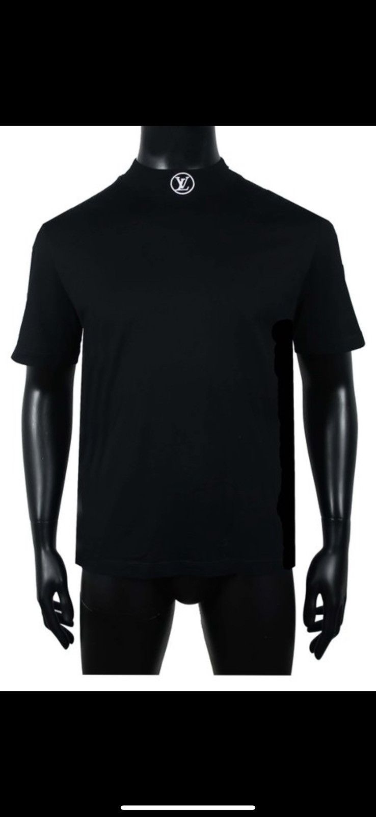Louis Vuitton Crew neck T-shirt with LV printed logo by Louis Vuitton Size US S / EU 44-46 / 1 - 1 Thumbnail