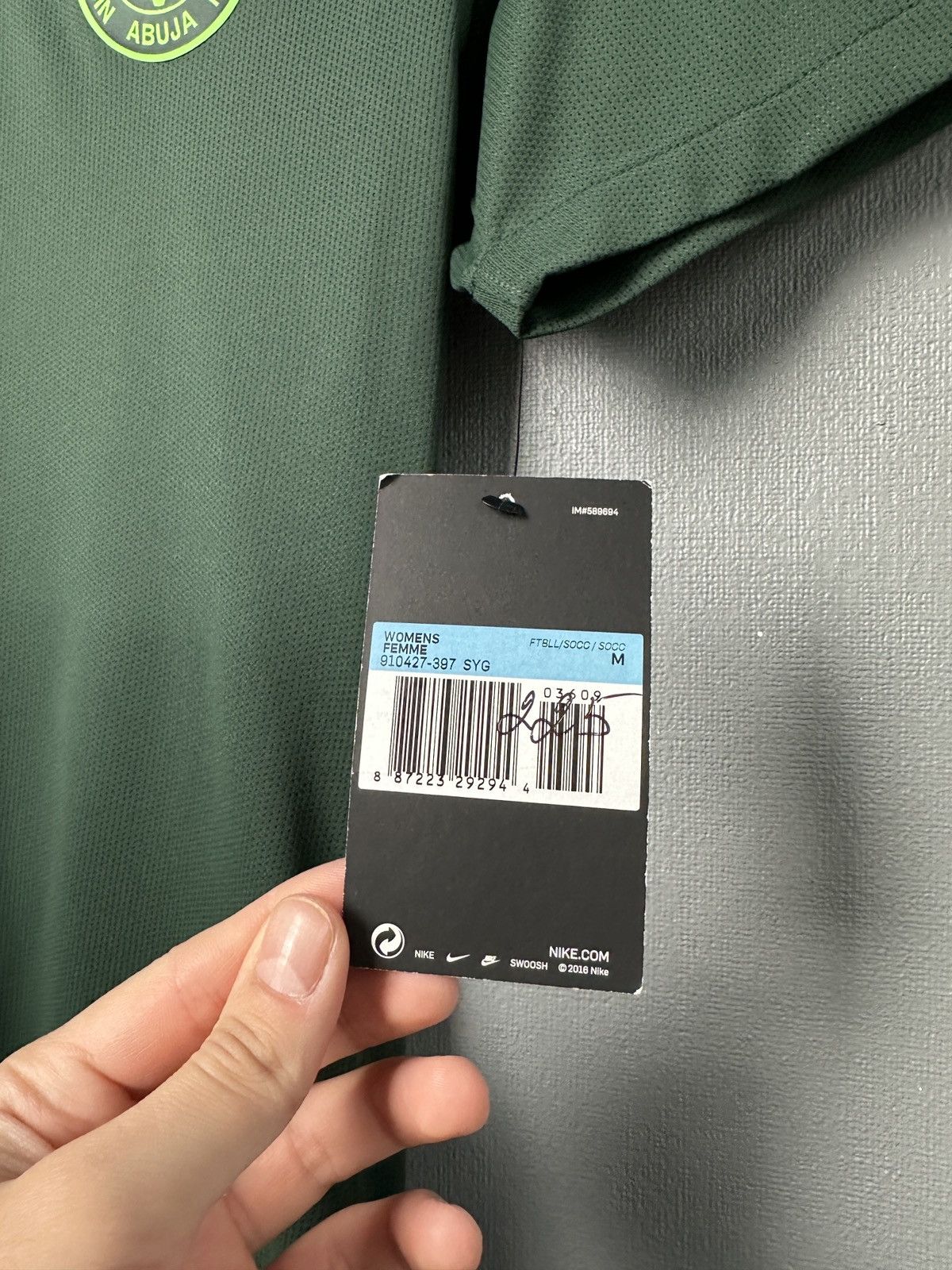 Nike NIKE Nigeria 2018 World Cup Women’s Away Soccer Jersey Shirt Size M / US 6-8 / IT 42-44 - 7 Thumbnail