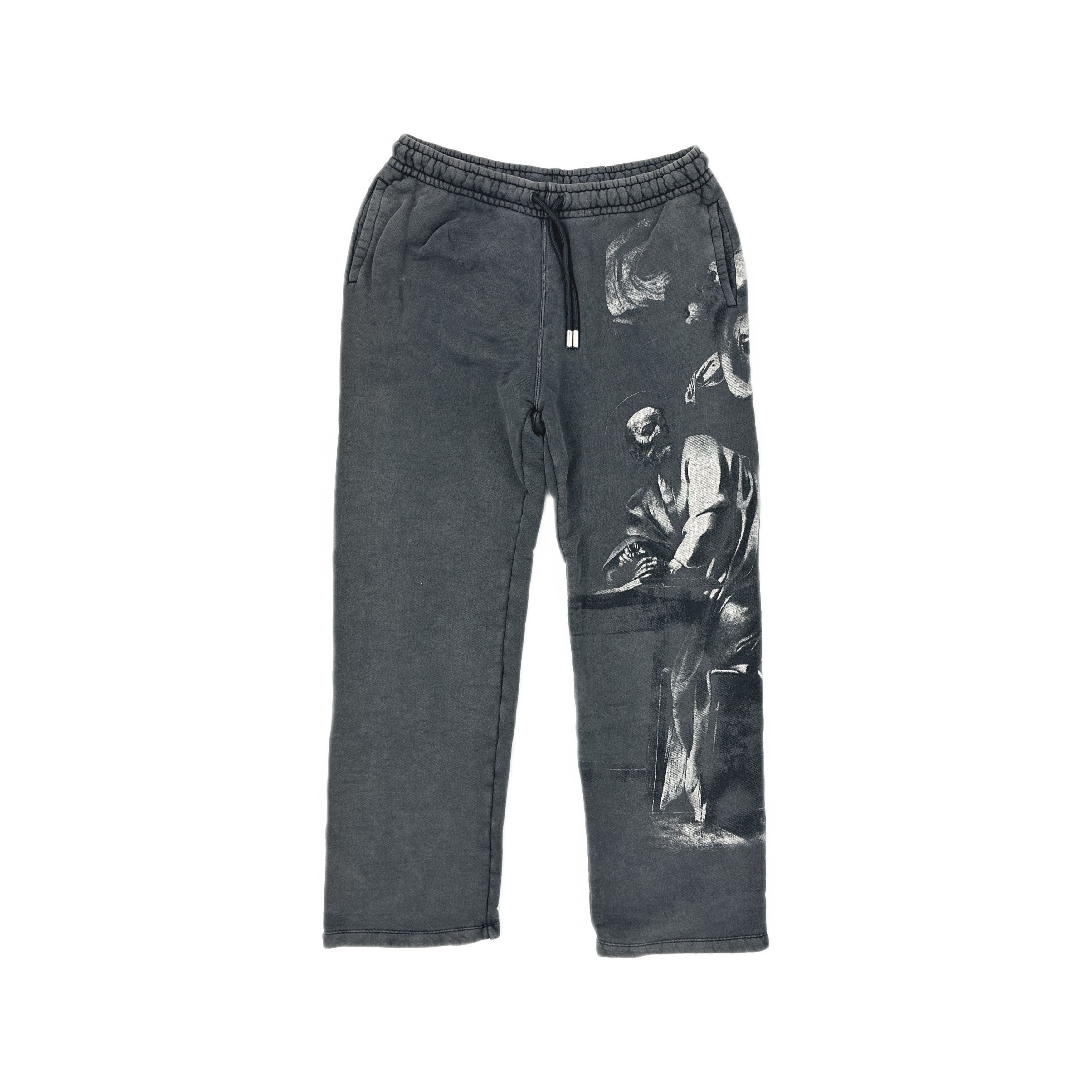 Off-White OFF-WHITE Graphic Sweatpants Size XL Size US 36 / EU 52 - 1 Thumbnail