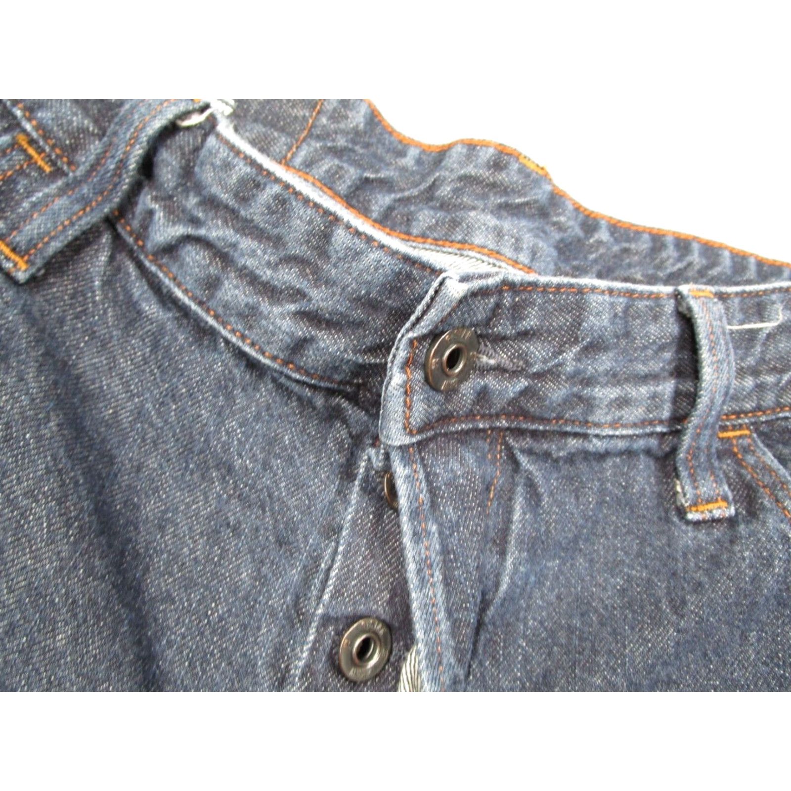 G-Star G-Star Men's Blue Denim Shorts Size 33 Classic Fit Button Fly Skate Moto Casual Size US 33 - 6 Thumbnail