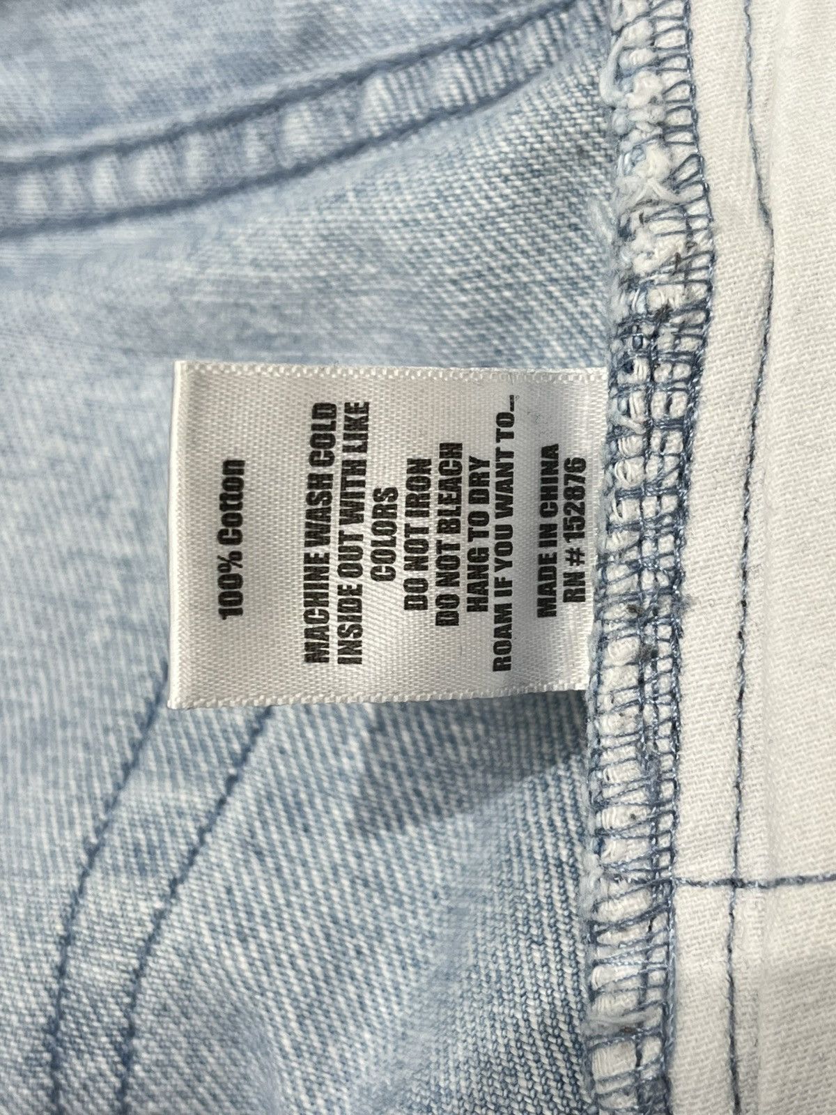 Pleasures Pleasures Special Printed Denim Jeans Blue Size US 34 / EU 50 - 8 Thumbnail