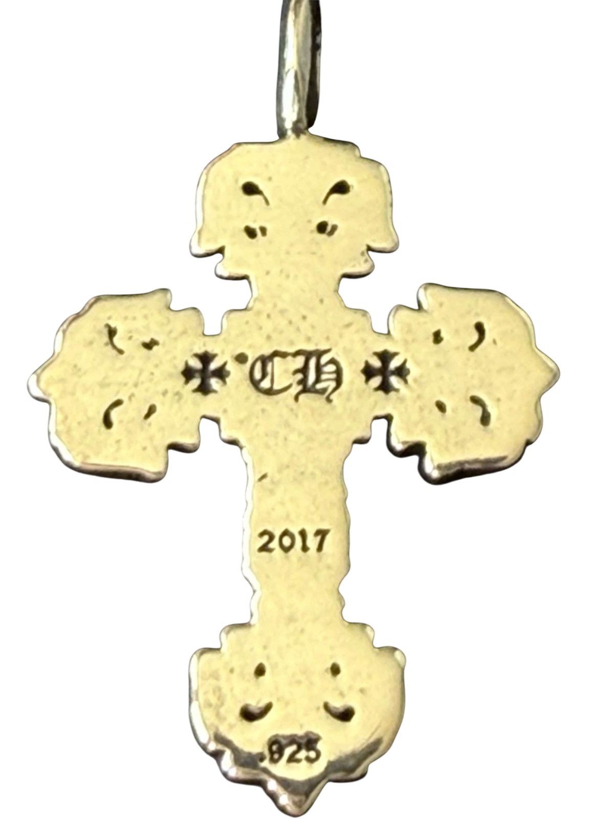 Chrome Hearts Chrome Hearts Silver Diamond Tiny Filigree Cross Charm Size ONE SIZE - 7 Thumbnail