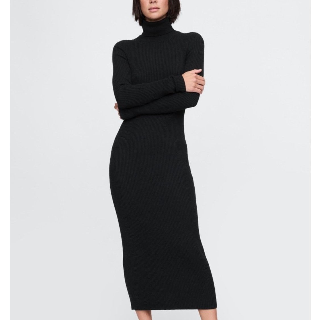 Gap Gap Women - Long Sleeve Rib Turtle Neck Maxi Dress/ M / NWT Size M / US 6-8 / IT 42-44 - 1 Thumbnail