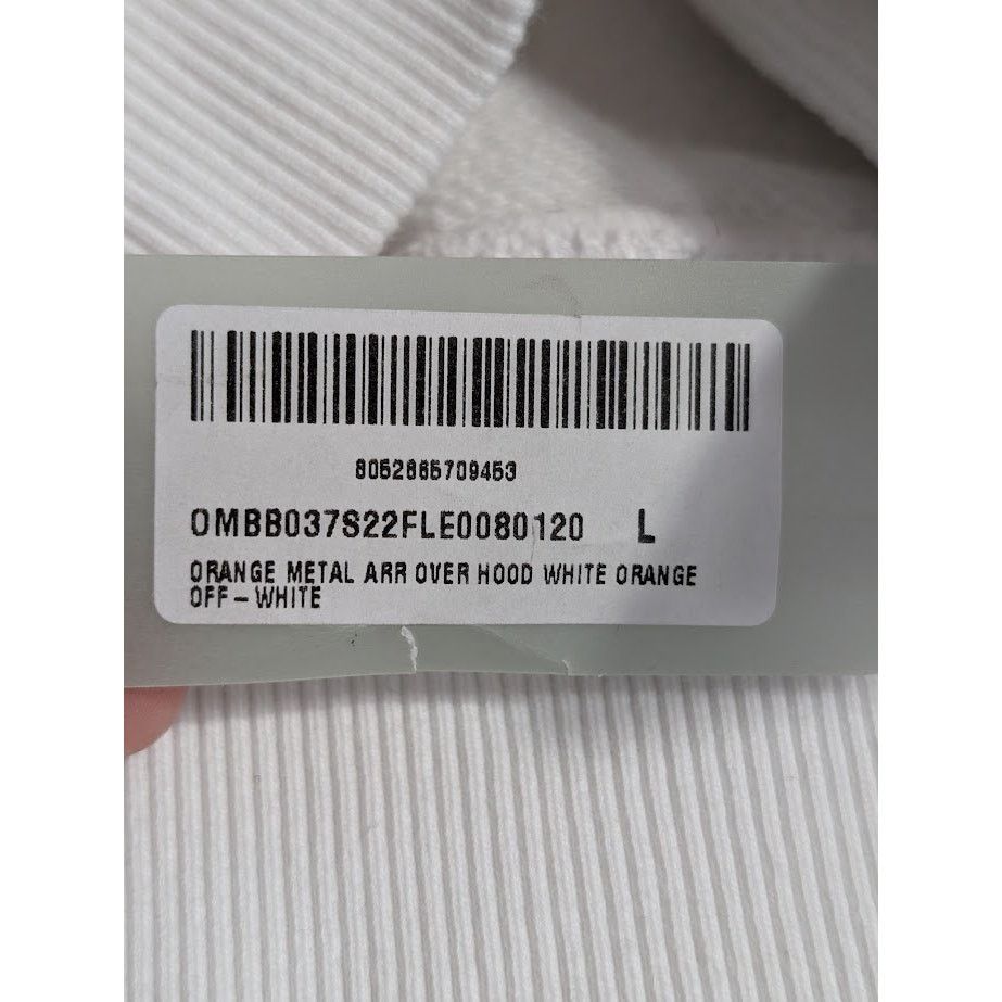 Off-White o1rshd1 Metal Arrow Over Hoodie in White/Orange Size US L / EU 52-54 / 3 - 22 Thumbnail