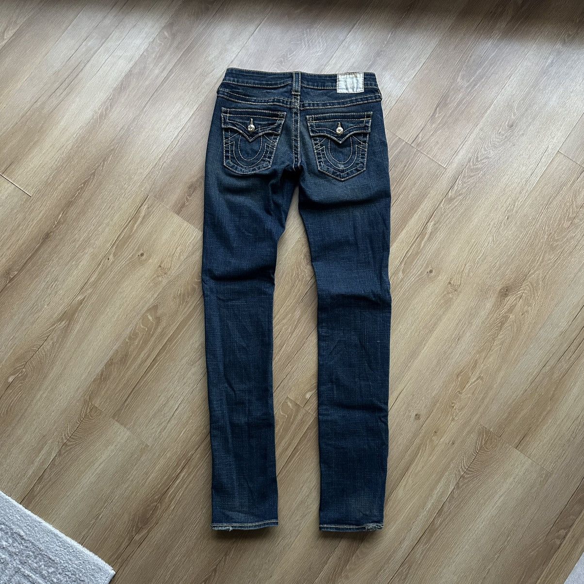 True Religion True Religion Swarowski Crystals Y2K Low Rise Skinny Jeans Size 27" / US 4 / IT 40 - 2 Thumbnail