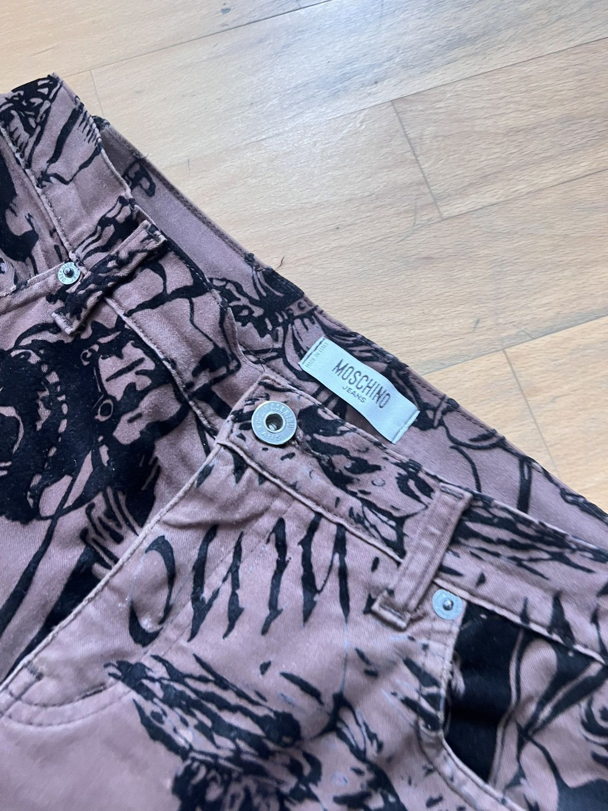 Moschino Moschino viking jeans Size 29" - 4 Thumbnail