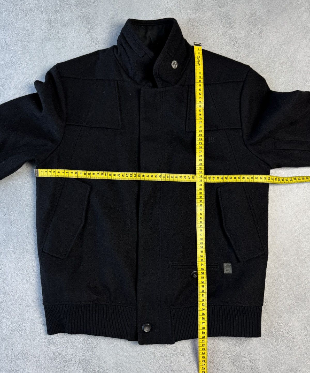G-Star G Star Raw Artner Wool Bomber Jacket Size US XL / EU 56 / 4 - 17 Thumbnail