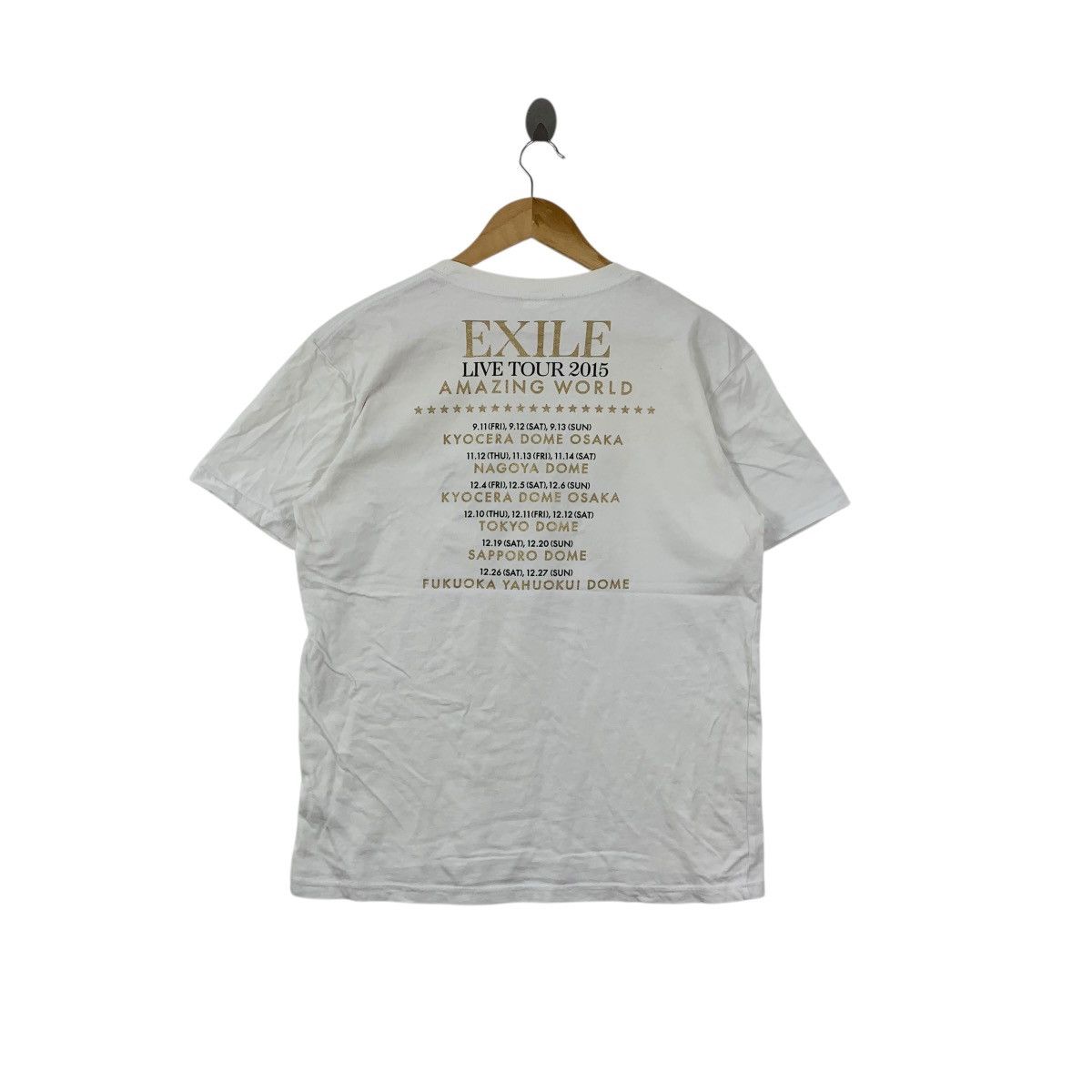 Vintage EXILE TRIBE IDOL Japan Group Boy Band 2015 Tour Tee Shirt Size L / US 10 / IT 46 - 6 Thumbnail