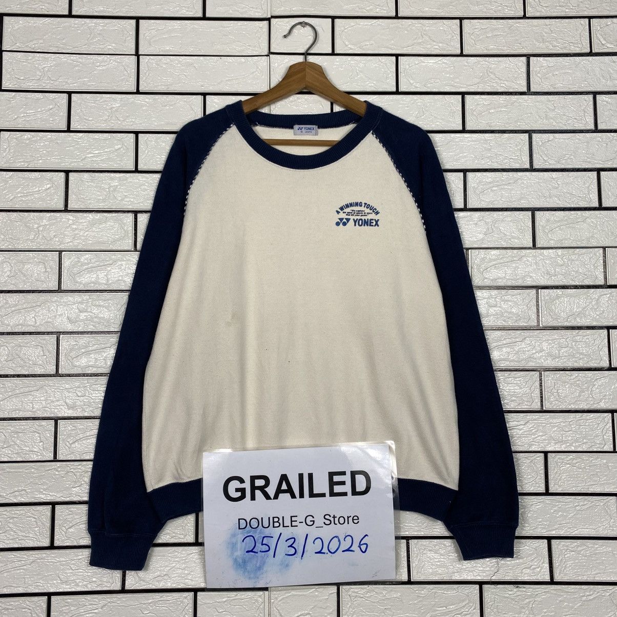 Japanese Brand Vintage Sweatshirt Yonex Big Logo Issey Miyake Size US M / EU 48-50 / 2 - 1 Thumbnail