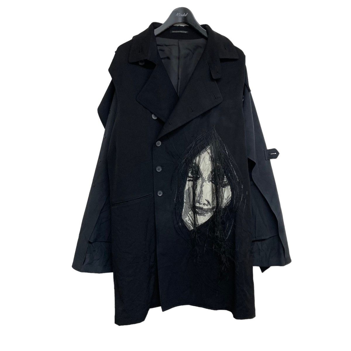 Yohji Yamamoto YOHJI YAMAMOTO pour homme 2018AW 2 layer double 