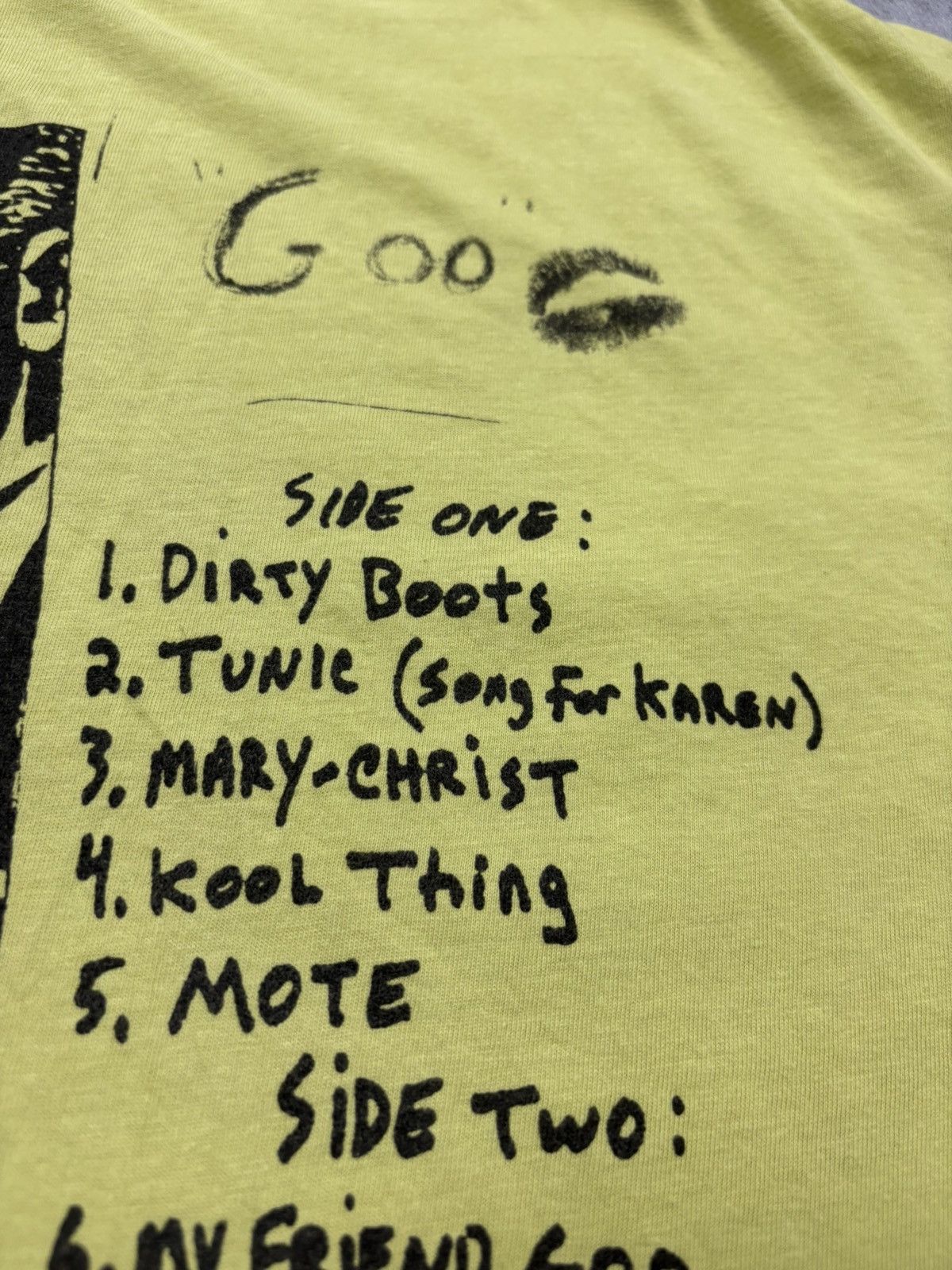 Band Tees Vintage 00s Sonic Youth Goo Album Tee Band Shirt Distressed Size US XL / EU 56 / 4 - 23 Thumbnail