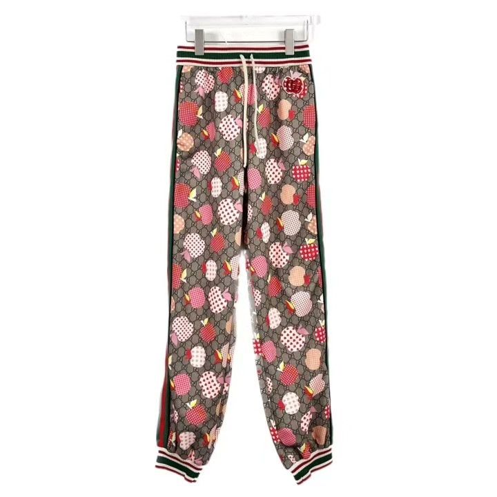 Gucci Gucci Apple Logo Jacquard Casual Pants Size 22" - 1 Thumbnail