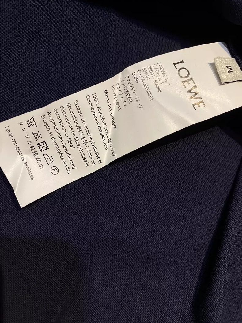 Loewe LOEWE Dark blue high-rise pure cotton letter LOGO embroide Size M / US 6-8 / IT 42-44 - 5 Thumbnail