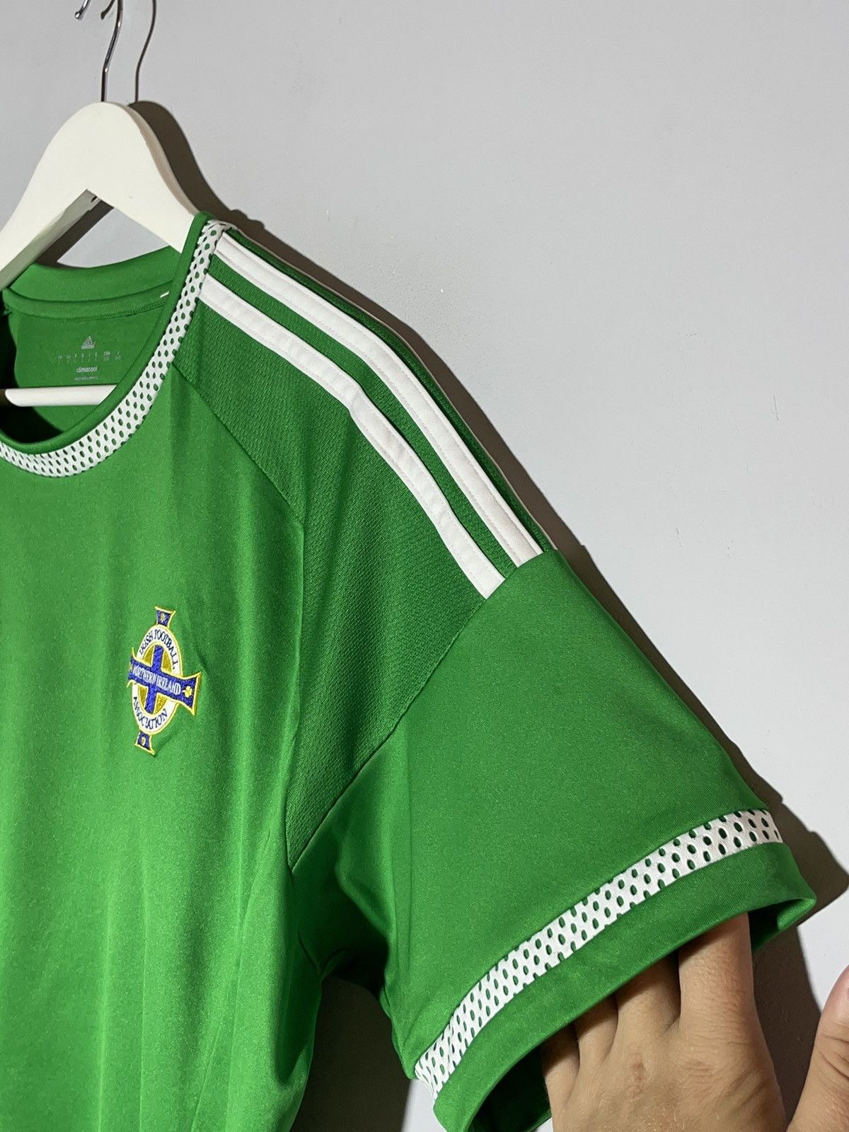 Adidas National Team Northern Ireland 2015/16 Adidas Football Shirt Size US L / EU 52-54 / 3 - 5 Thumbnail