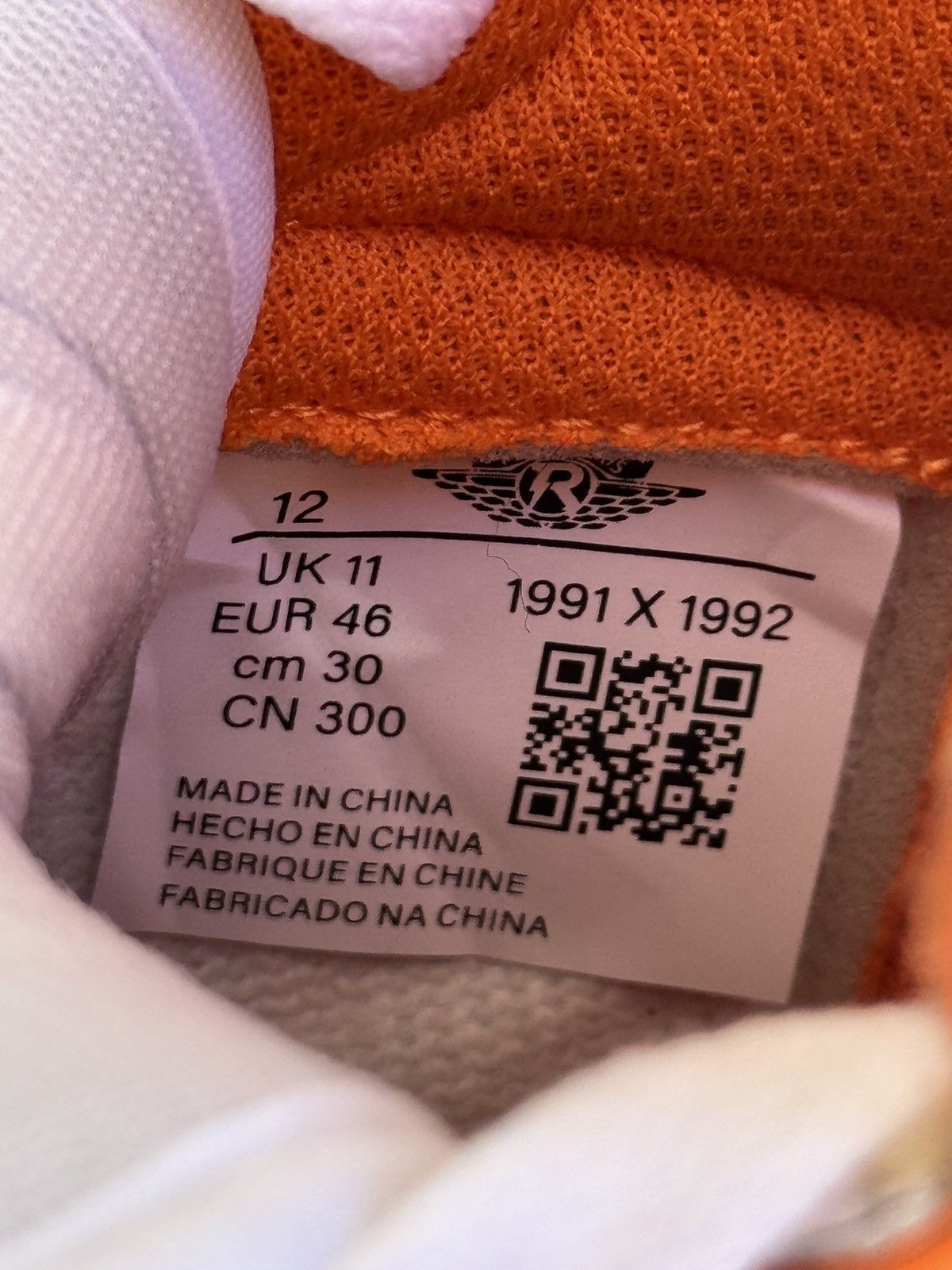 Other DS Reves Paris x AIR KIY 85 HI - Orange White Sail Size US 12 / EU 45 - 6 Thumbnail