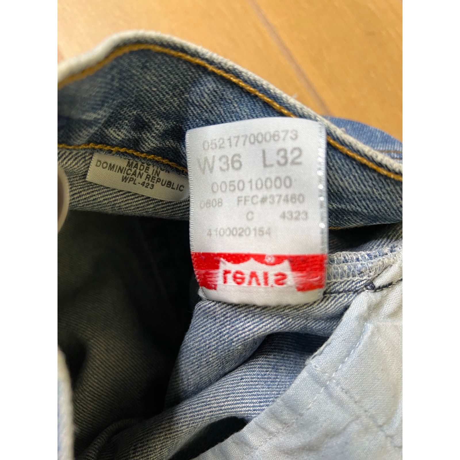 Levi's Levi’s 501 Jeans Men Straight Leg Denim Actual Size 34x28 Size US 36 / EU 52 - 5 Thumbnail