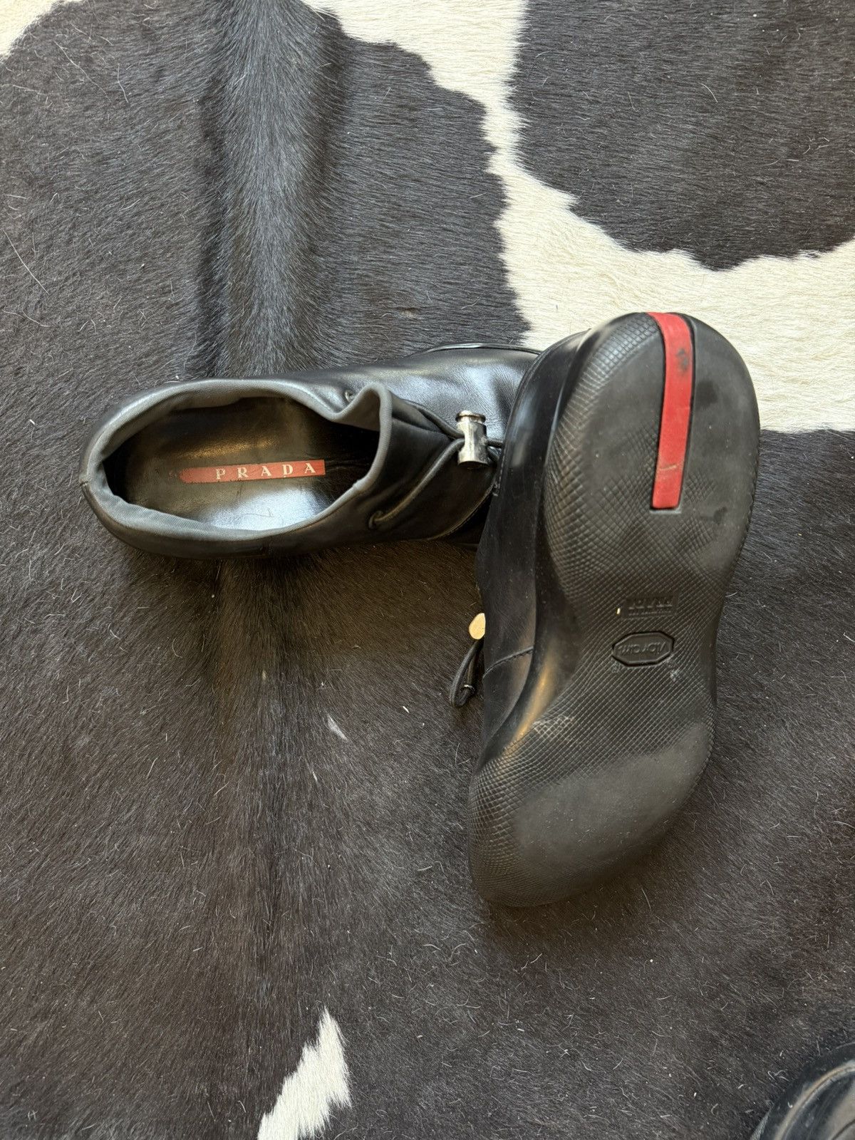 Prada Vintage Prada Vibram Slip Ons Size 8-10 Size US 8 / EU 41 - 2 Thumbnail