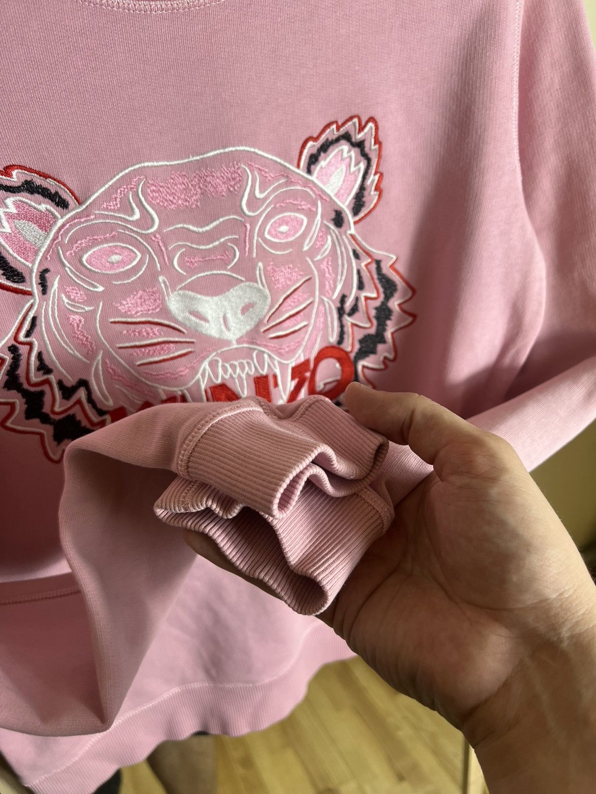 Kenzo Women’s Vintage Y2K Kenzo Sweatshirt Pink Big Logo Size M / US 6-8 / IT 42-44 - 7 Thumbnail