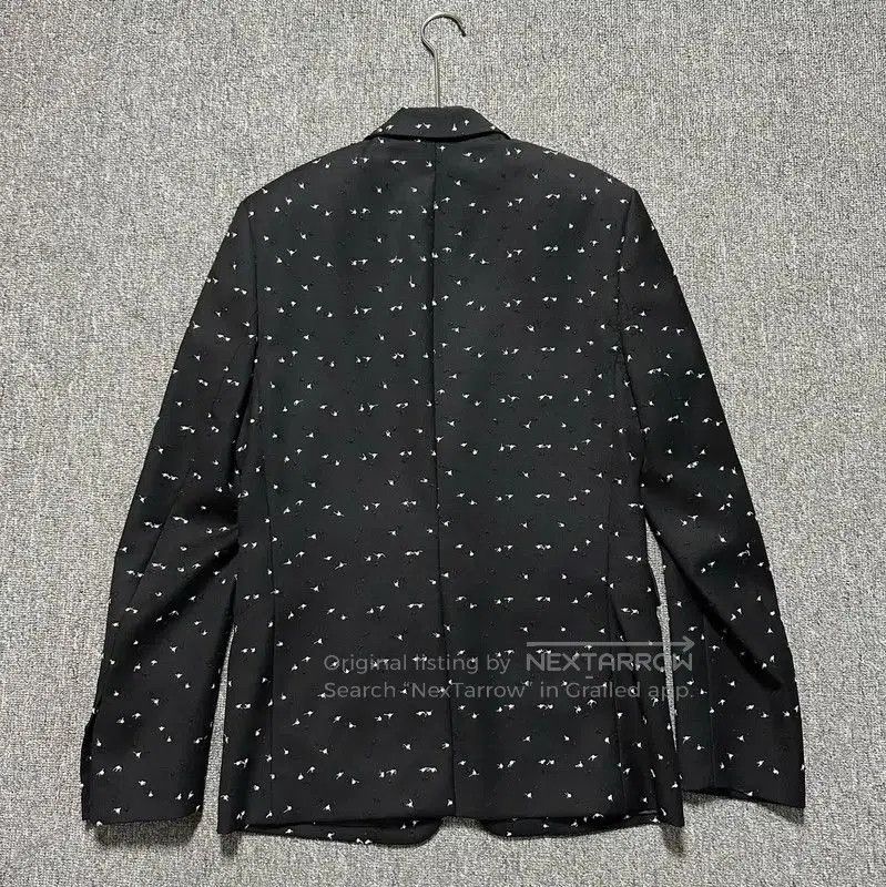 Other Dior Black Embroidered Wool Long Sleeve Coat . Size US S / EU 44-46 / 1 - 6 Thumbnail