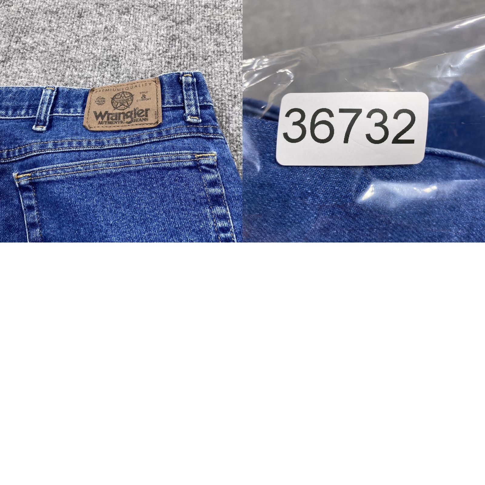 Wrangler Wrangler Jeans Mens 44x30 Blue Denim Medium Wash Relaxed Straight Size US 44 / EU 60 - 8 Thumbnail