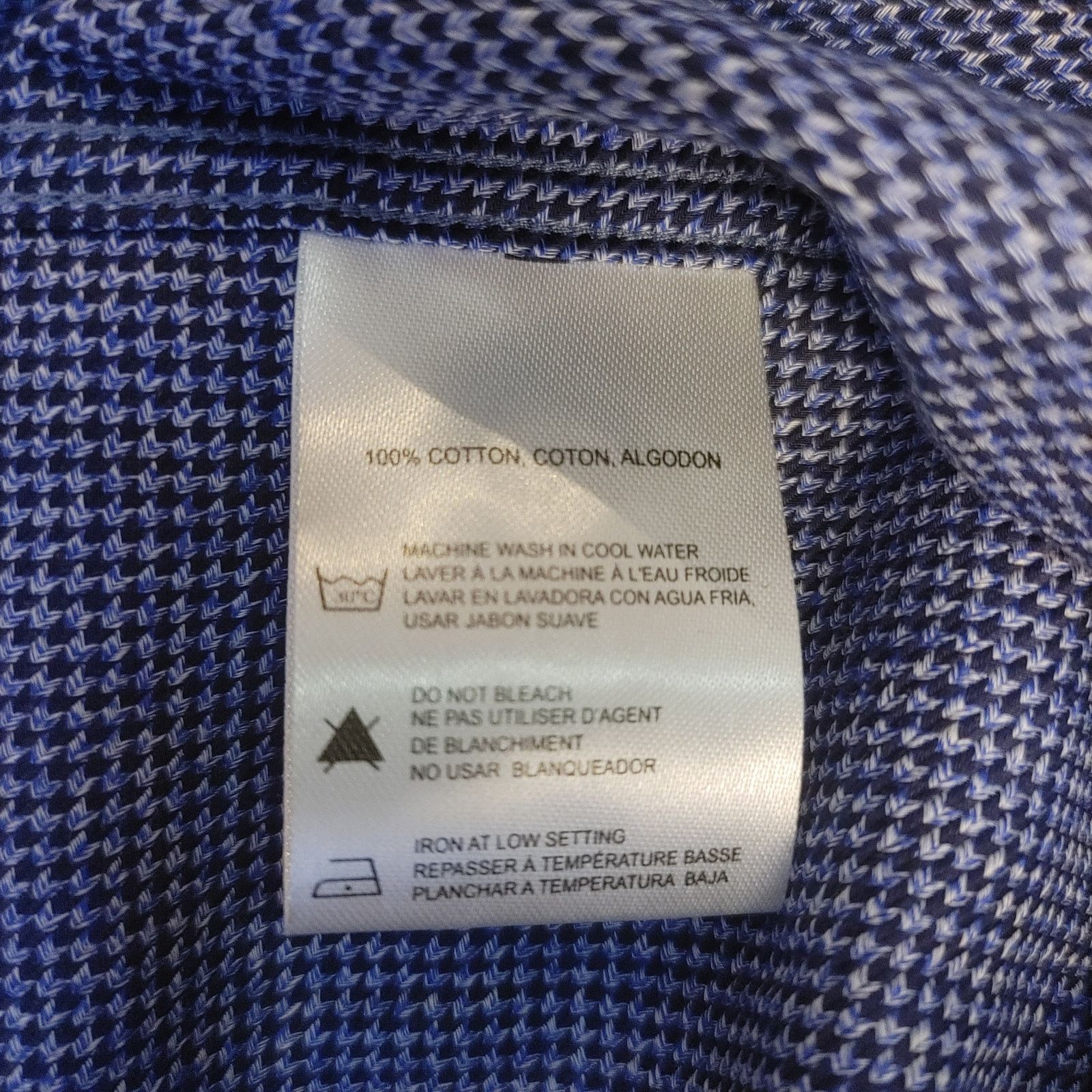 Report Collection Report Collection Men's LG Modern Fit Blue Plaid Dress Shirt Size US L / EU 52-54 / 3 - 4 Thumbnail