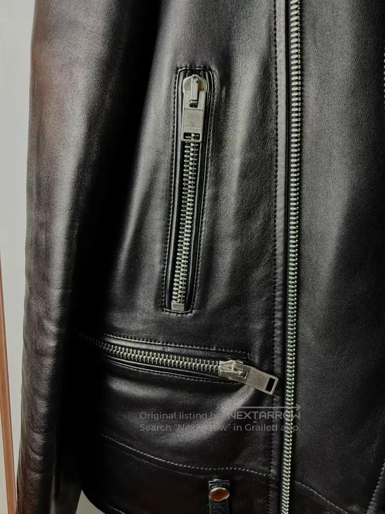 Saint Laurent Paris Saint Laurent Paris Leather Jacket Size US M / EU 48-50 / 2 - 7 Thumbnail