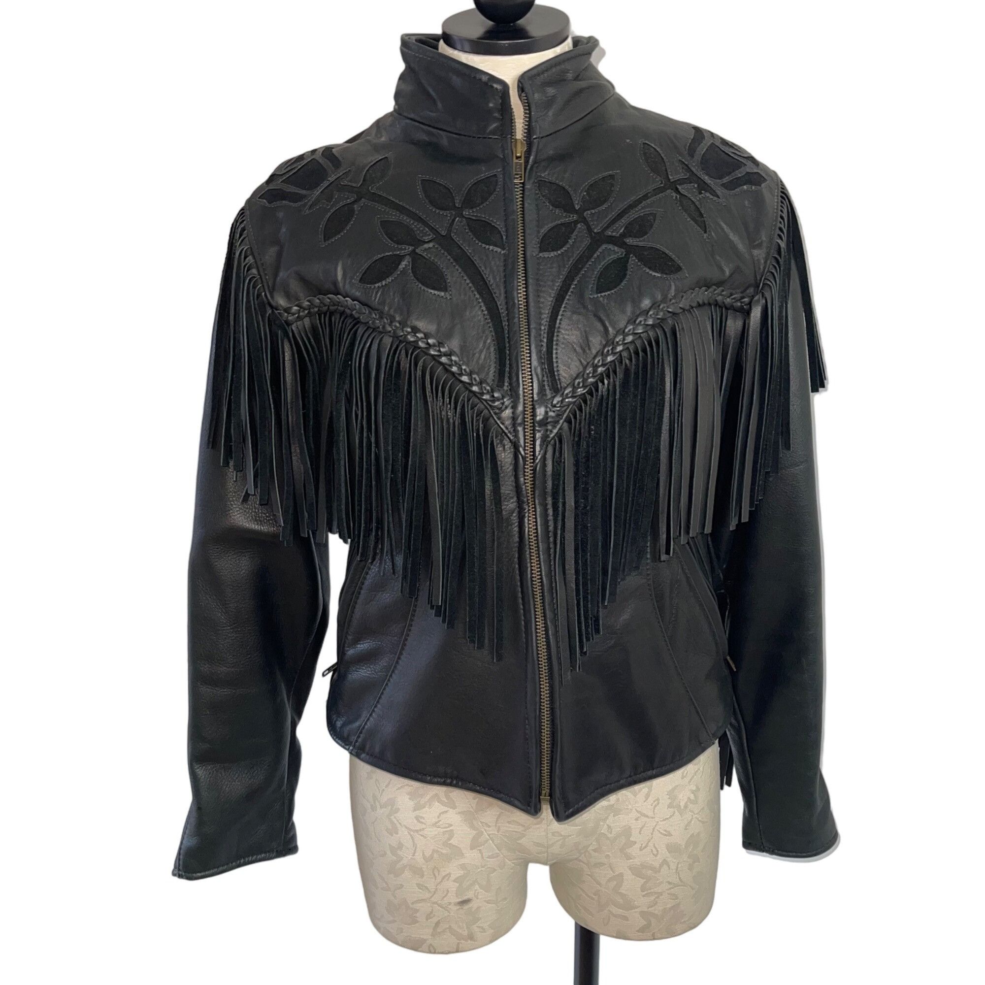 Vintage Classic Leather Riverside Vintage Womens Jacket Size L / US 10 / IT 46 - 1 Thumbnail