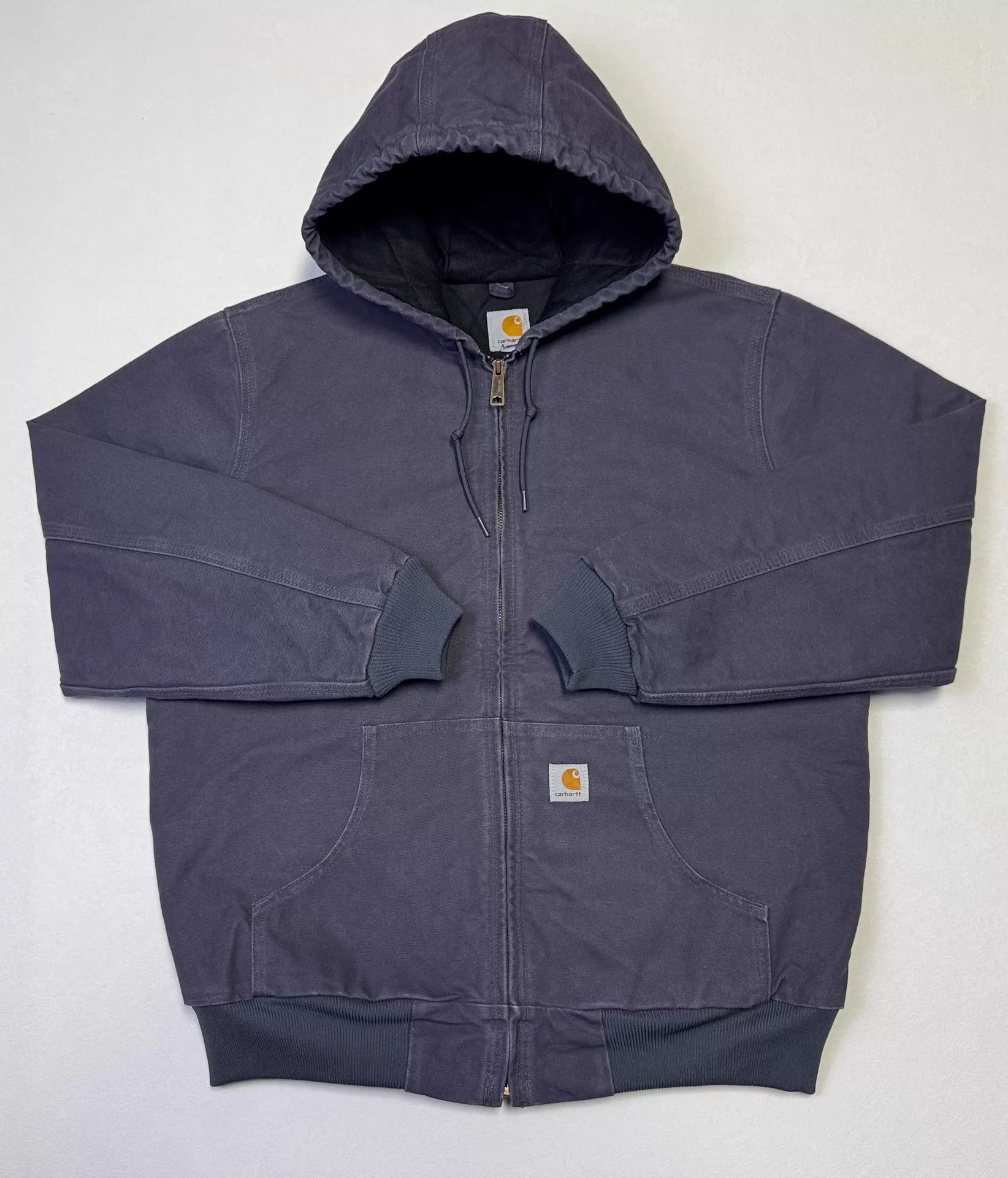 Carhartt Carhartt WJ130 Coal Hooded Work Jacket L Vintage Size US L / EU 52-54 / 3 - 1 Thumbnail