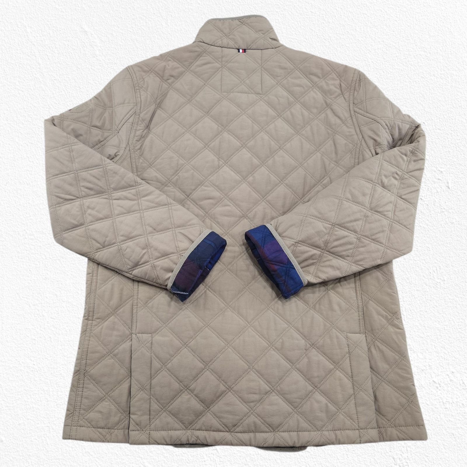 Tommy Hilfiger Tommy Hilfiger Quilted Barn Jacket Tan Plaid Lined Sze Large Size US L / EU 52-54 / 3 - 13 Thumbnail
