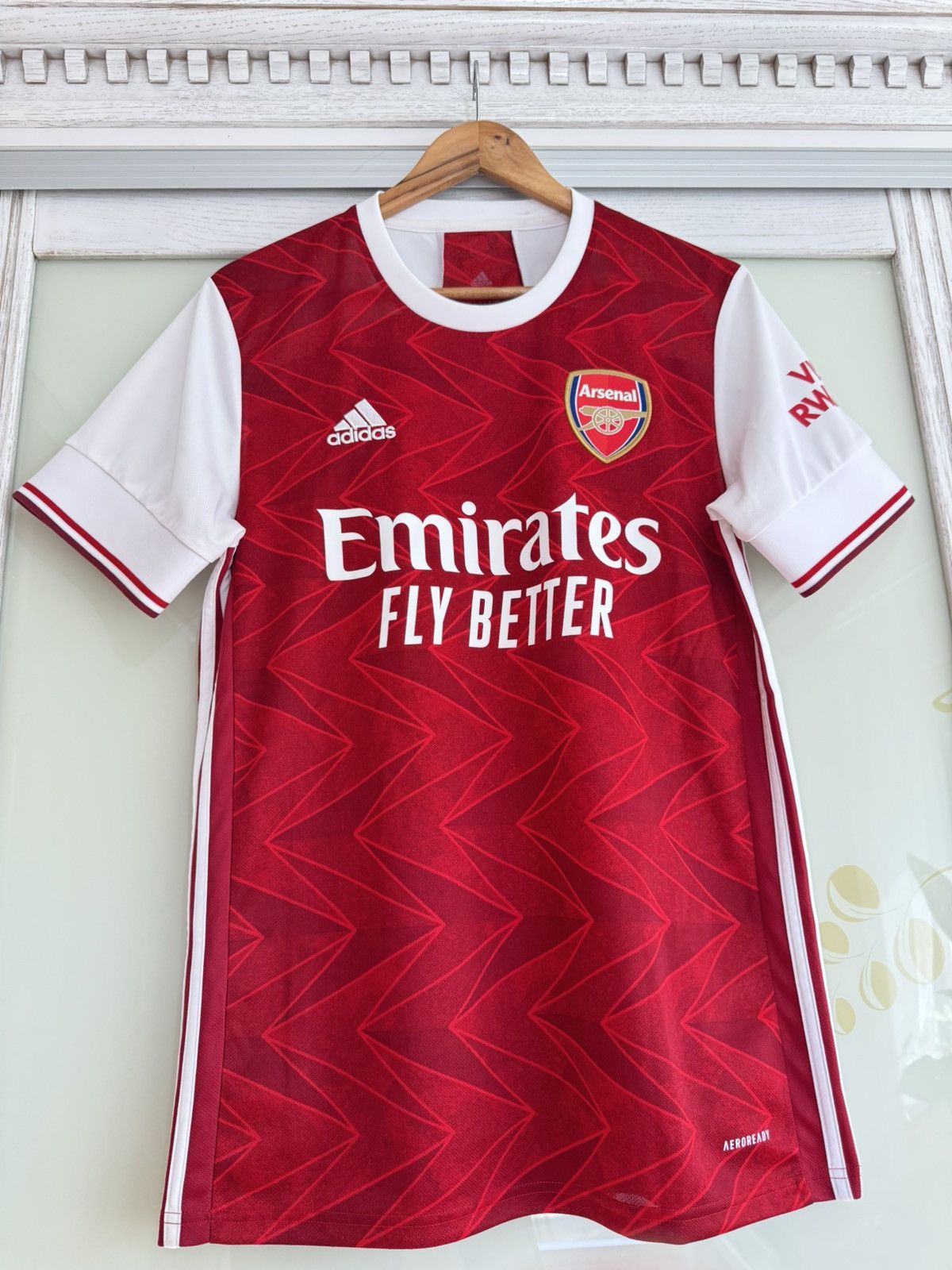 Adidas Arsenal 2020-2021 Home Soccer Jersey Football Kit Shirt Size US M / EU 48-50 / 2 - 6 Thumbnail