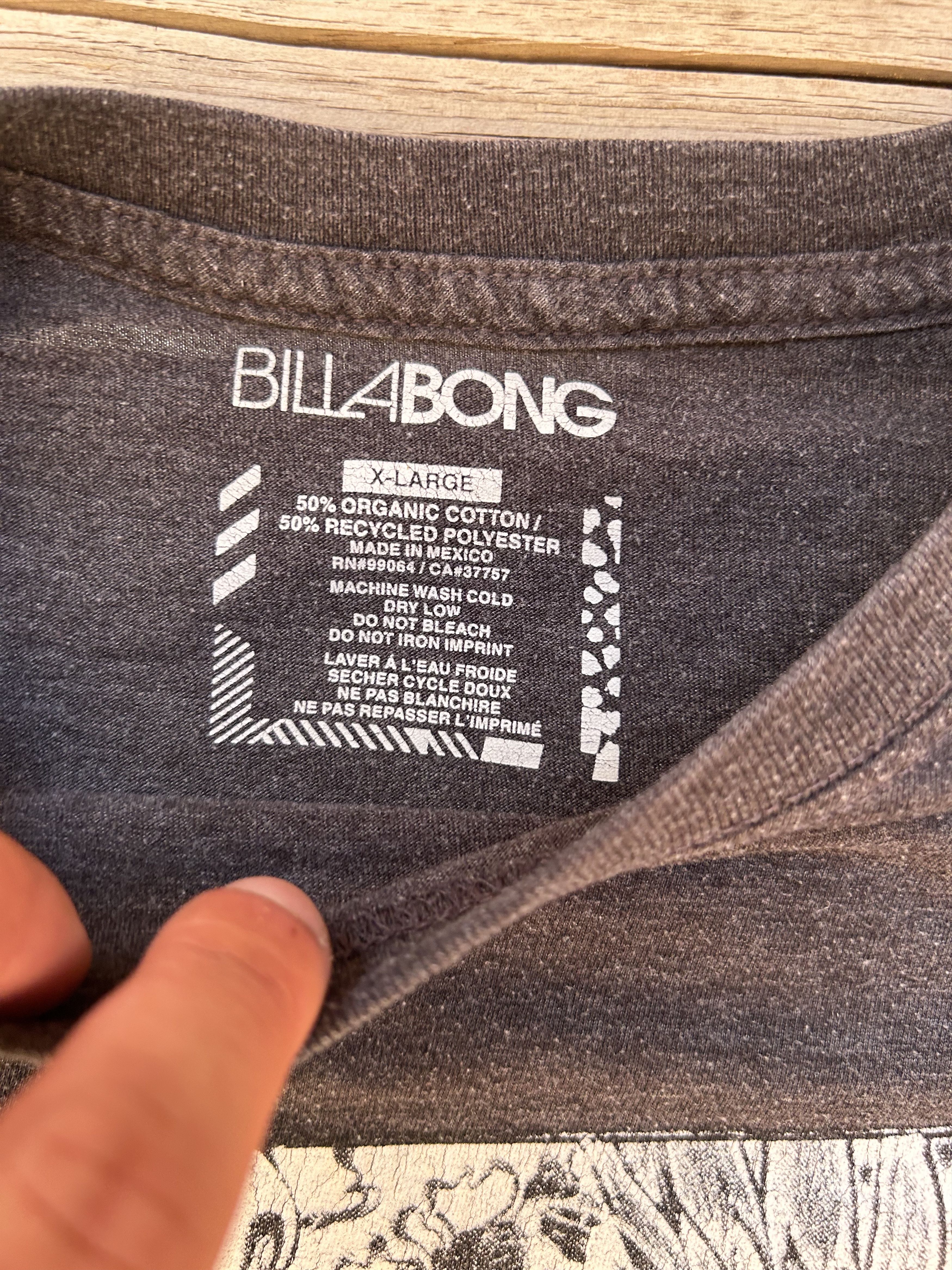Billabong Vintage Graphic Wave Tee Size US XL / EU 56 / 4 - 4 Thumbnail