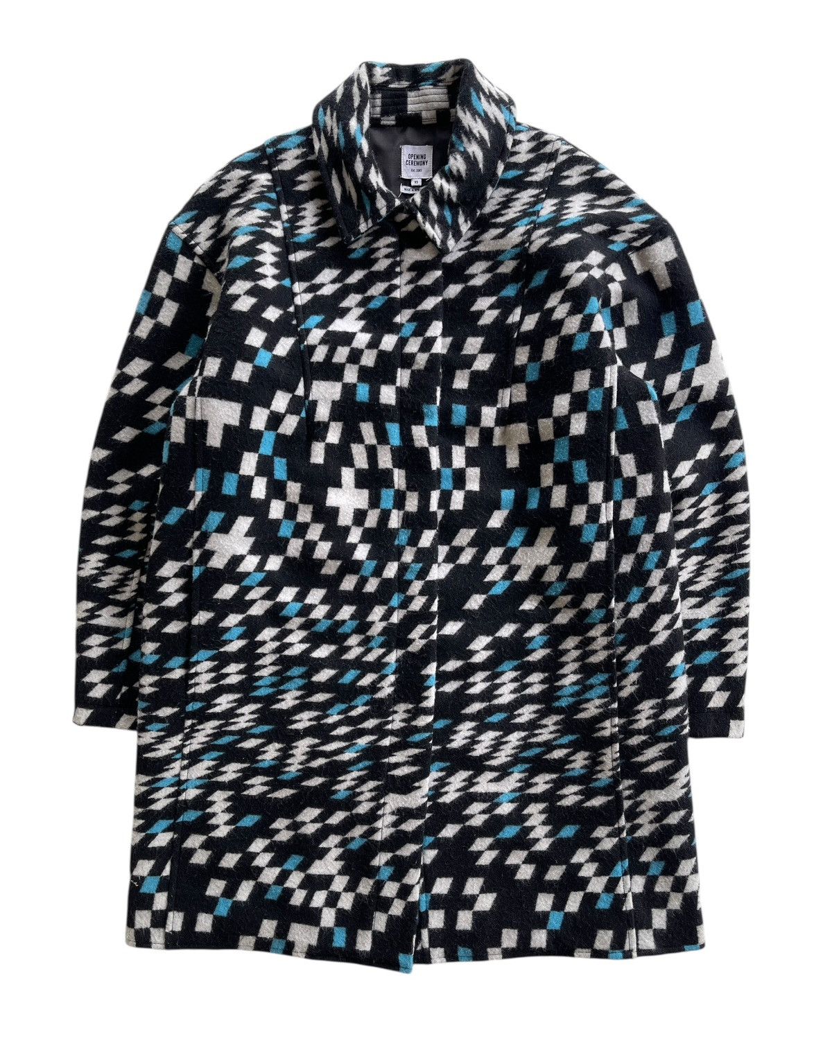 Opening Ceremony Opening Caremony Geometrical Wool Jacket Size XS / US 0-2 / IT 36-38 - 1 Thumbnail