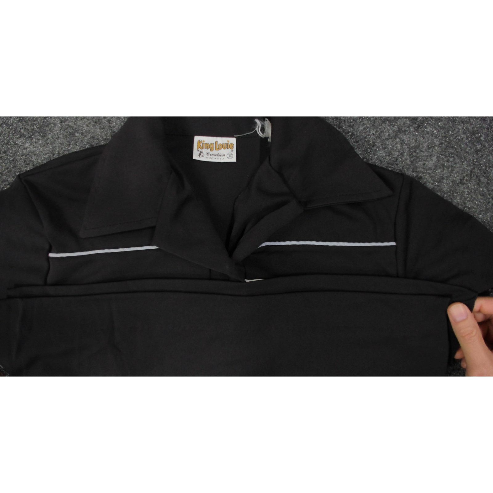 Vintage King Louie 1970s Single Stitch Corporate Realty Bowling Polo Size M / US 6-8 / IT 42-44 - 10 Thumbnail