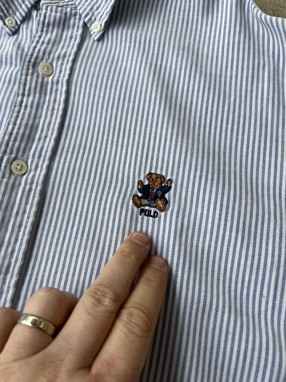Ralph Lauren Ralph Lauren Polo Bear Shirt Size L / US 10 / IT 46 - 2 Thumbnail
