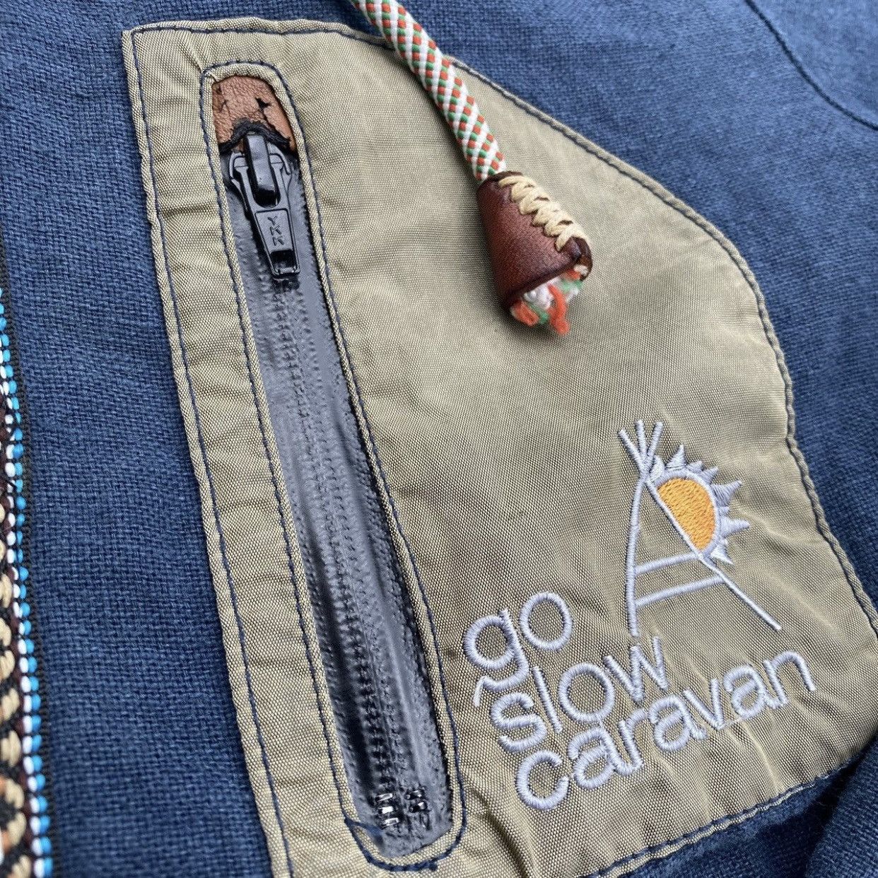 go slow caravan Rare Go Slow Caravan Zipper Hoodie Size US S / EU 44-46 / 1 - 3 Thumbnail