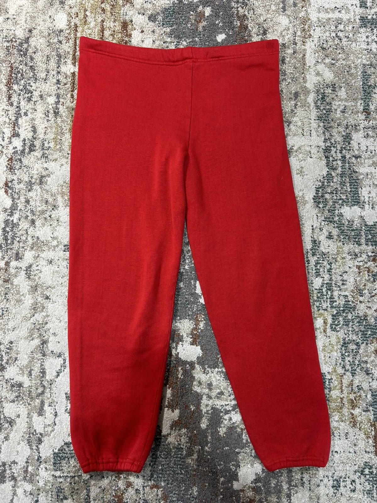 Vintage 1970s Russell Athletics Gold-Tag Red Cuffed Sweatpants Size US 34 / EU 50 - 1 Thumbnail