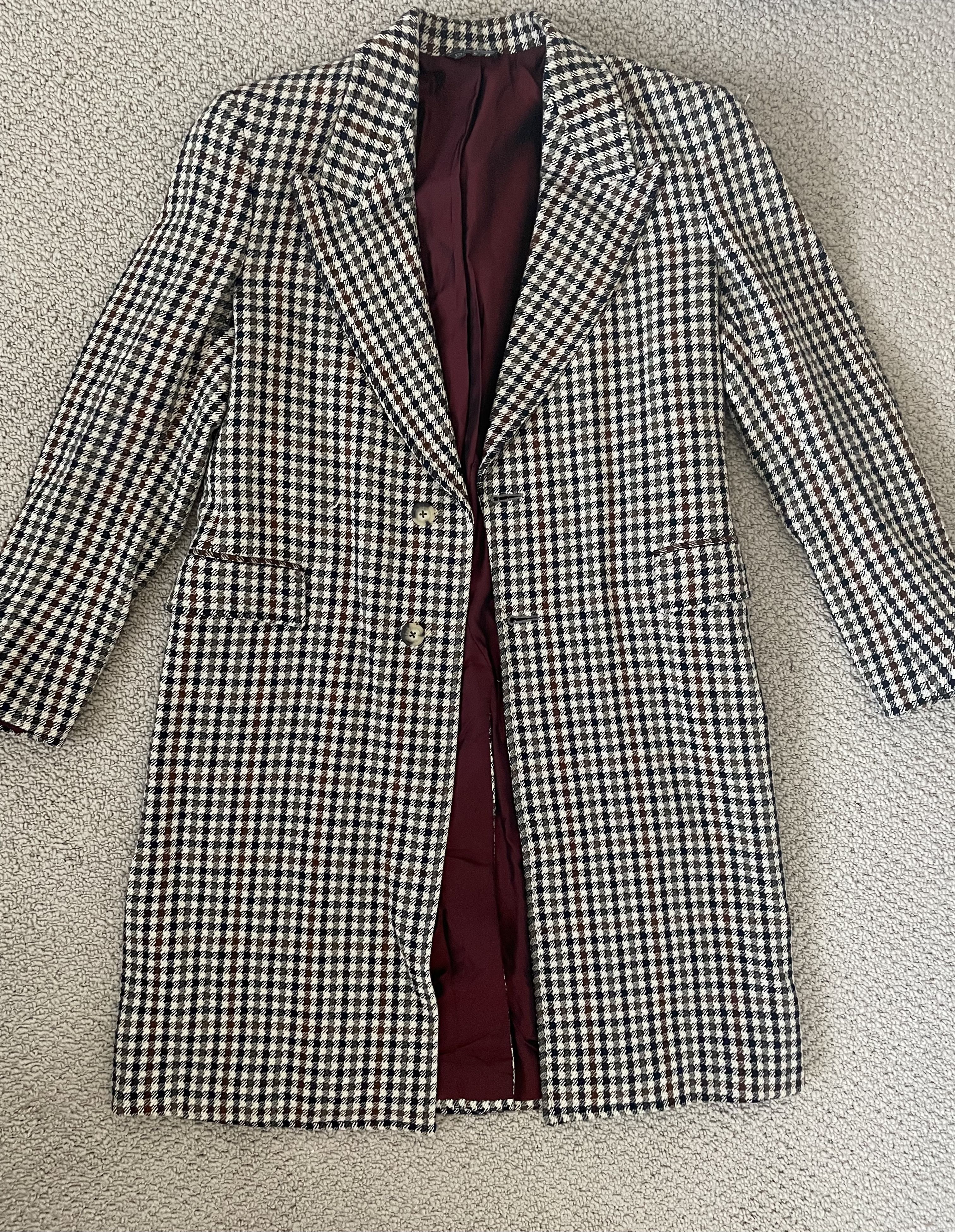 Aime Leon Dore Aime Leon Dore Houndstooth Wool Coat Size US M / EU 48-50 / 2 - 5 Thumbnail